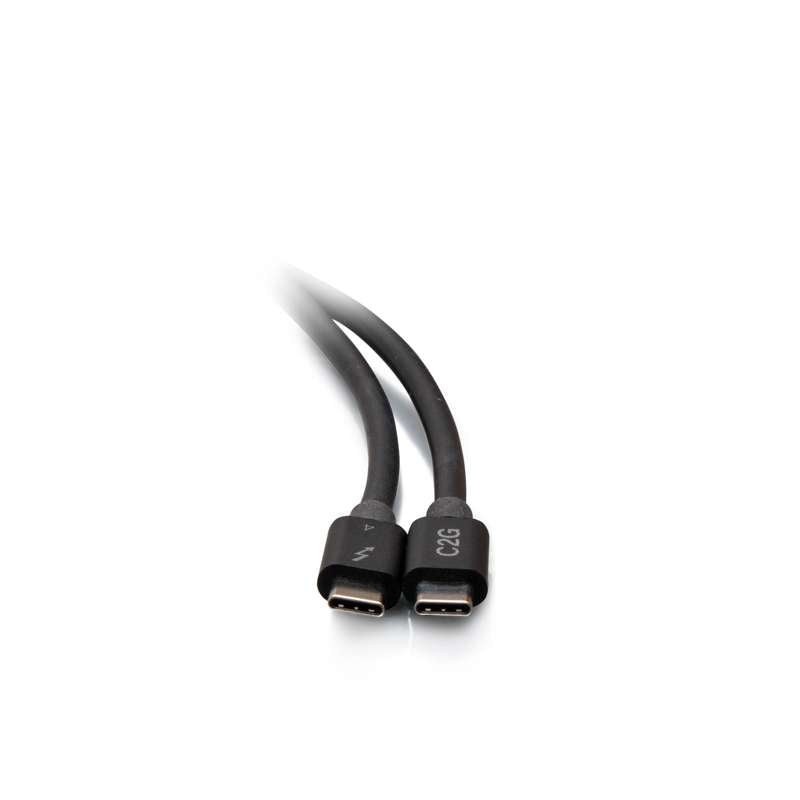 Cables To Go 2.5ft (0.8m) Thunderbolt 4 USB-C Cable (40Gbps)