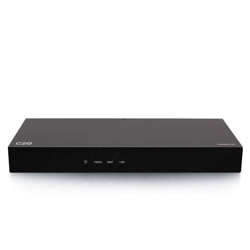 Cables To Go HDMI HDBaseT + 3.5mm, USB-B to A, and RS232 over Cat Extender Box Transmitter to Box Receiver - 4K 60Hz