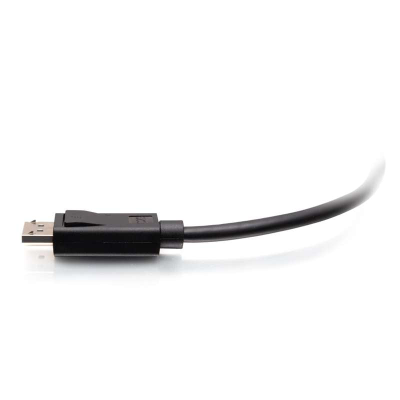 Cables To Go 30ft DisplayPort Cable with Latches 4K 60Hz UHD M/M - Black