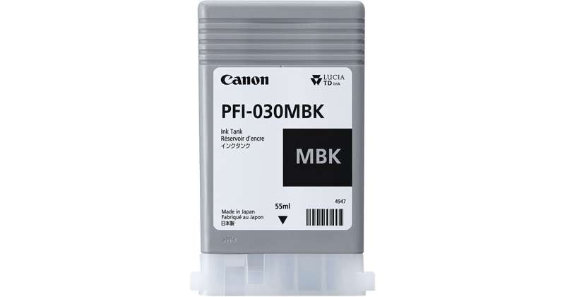 Canon PFI-030MBK - Pigment Matte Black Ink Tank 55ml