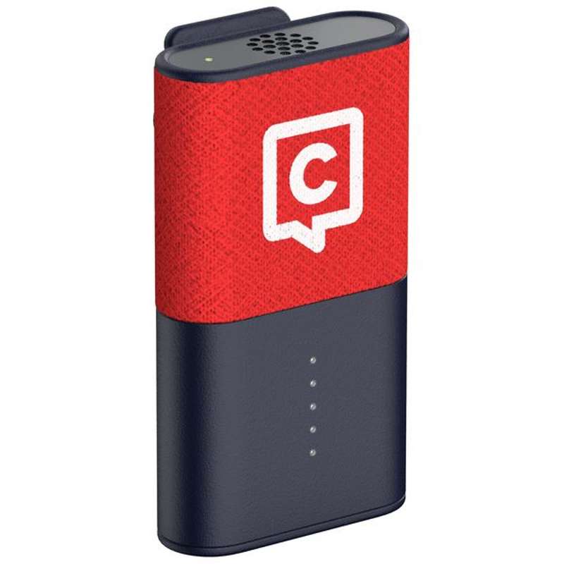 Catchbox Plus System with 2 channel Hub DSP receiver with Networking and DANTE, 1 Cube, 1 Clip incl chargers, Standard - Red