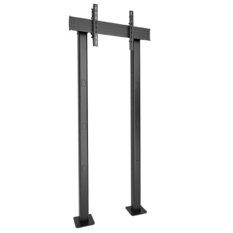 Chief Fusion X-Large Single Bolt-Down Floor Stand Mount - For 55-100 Inch TVs - TAA Compliant - Black