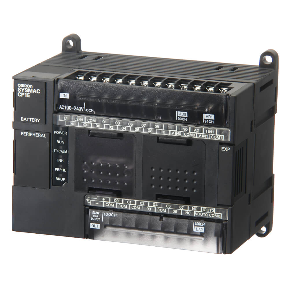 CP1E-NA20DT1-D | Omron Compact PLC CPU with 12 DC Inputs, 8 PNP Outputs, USB and RS-232C Ports