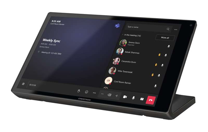 Crestron 10.1 in. Tabletop Touch Screen, Unified Communication Version