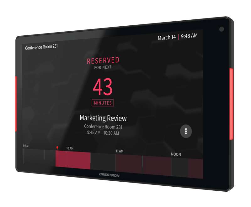 Crestron 8.1 in. Room Scheduling Touch Screen, Government Version