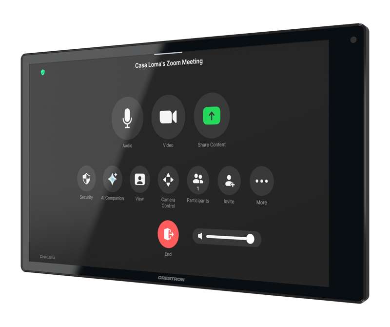 Crestron 10.1 in. Wall Mount Touch Screen, Unified Communication Version
