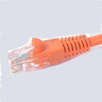 Cat5e Snagproof Patch Cord 15ft Orange
