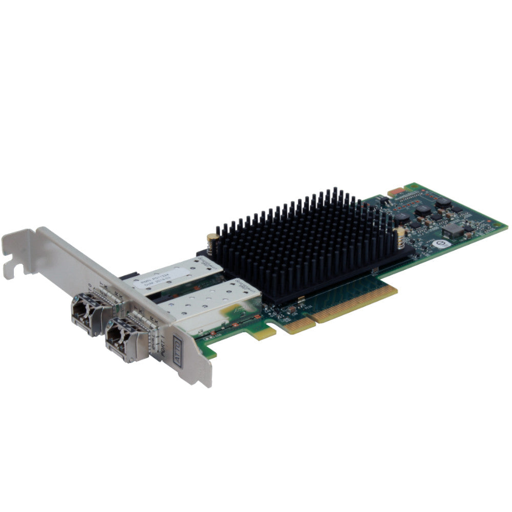 ATTO Celerity FC-162P CTFC-162P-000 Dual-Channel 16Gb/s Gen6 Fibre Channel PCIe 3.0 x8 Refurbished HBA