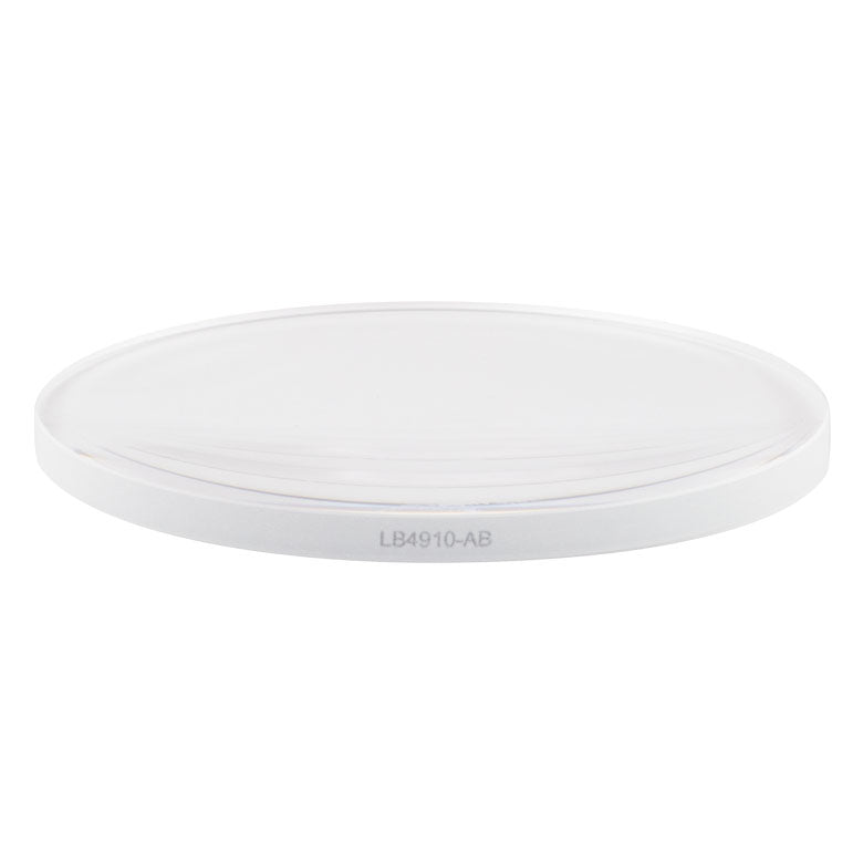T-LB4910-AB - f = 500 mm, Ø2" UV Fused Silica Bi-Convex Lens, AR Coating: 400 - 1100 nm