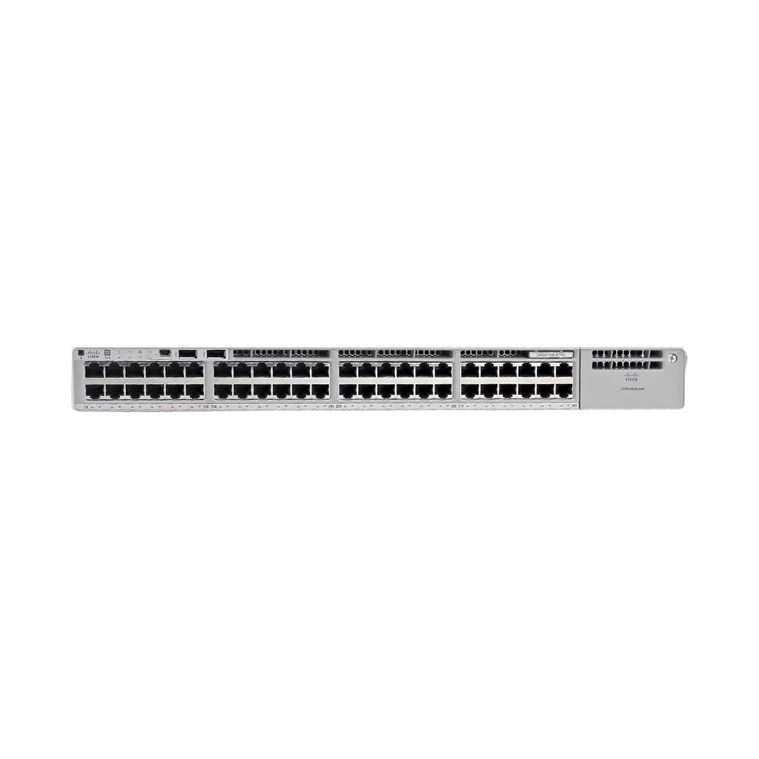 Cisco Catalyst 9200-48P-E 48-Port PoE+ Switch, Modular Uplinks, Network Essentials