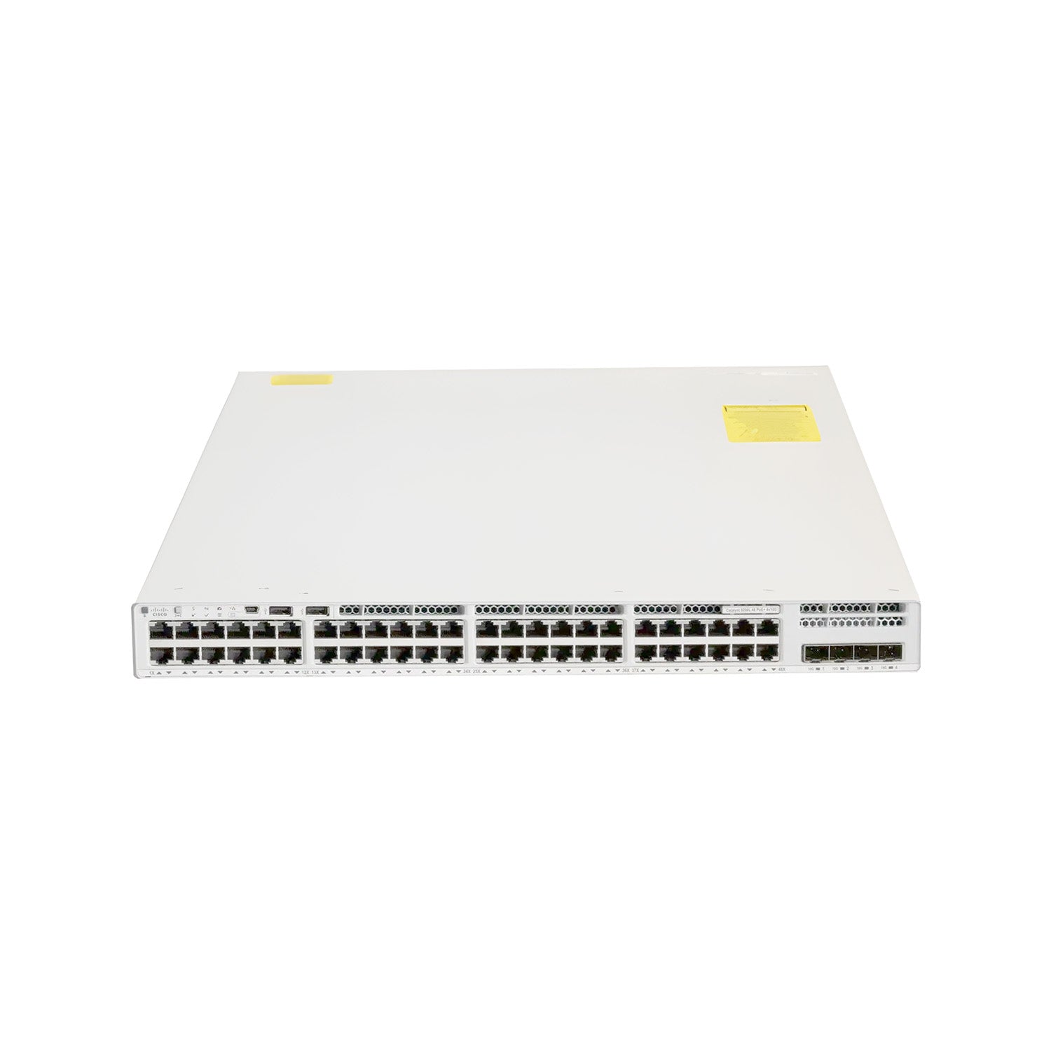 Cisco Catalyst C9200L-48P-4X-E | 48-Port Full PoE+ | 4×10G SFP+ Uplinks | Network Essentials License | StackWise-80