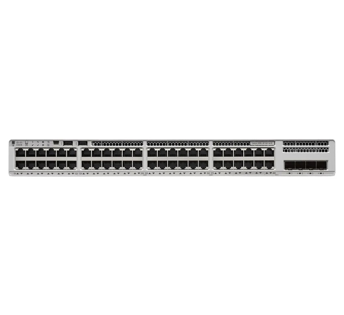 Cisco Catalyst C9200L-48PL-4G-E 48-Port Partial PoE+ Switch, 4x1G Uplinks, Network Essentials