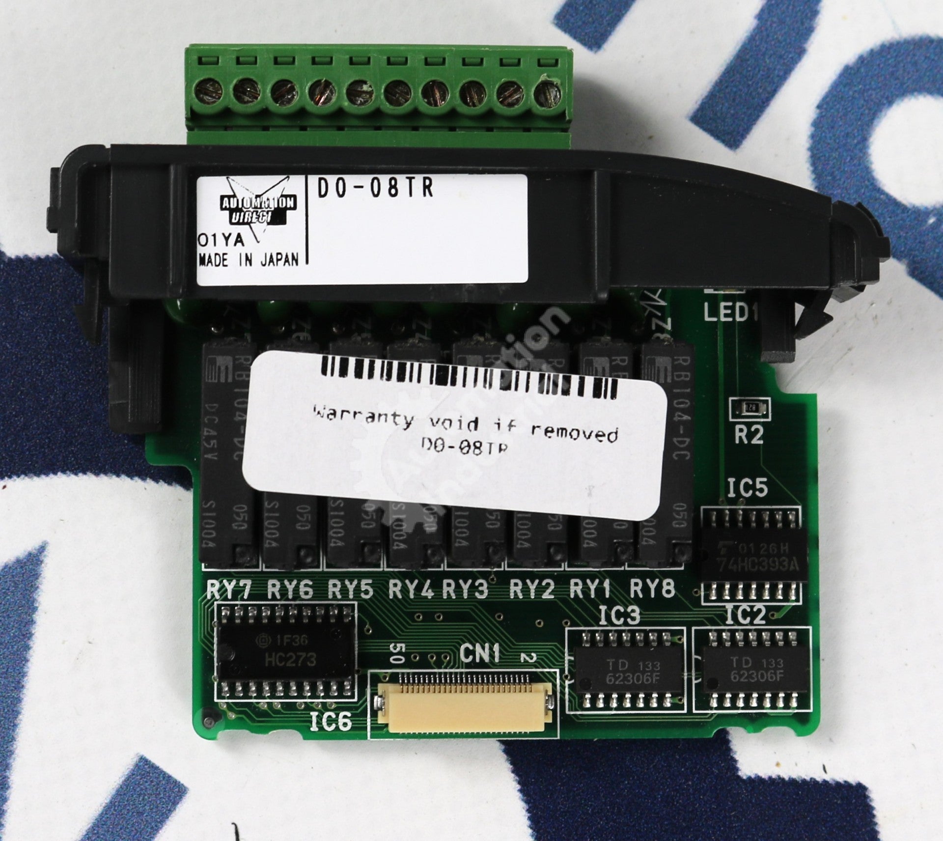 D0-08TR by Automation Direct 6-24VDC 8 Point Relay Output DL05/06 Combo Module