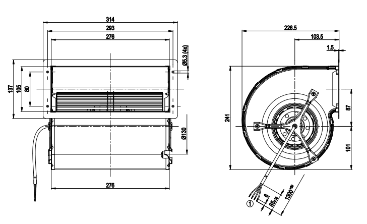 D2E160-AB01-21 ebm-papst fan