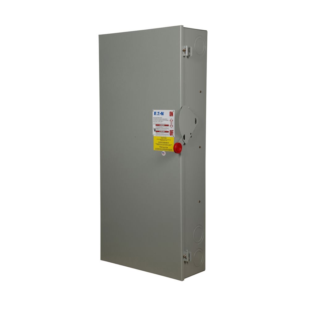 Eaton DH366NGK 600A 3-Pole Heavy Duty Fused Safety Switch with Neutral NEMA 1 Enclosure
