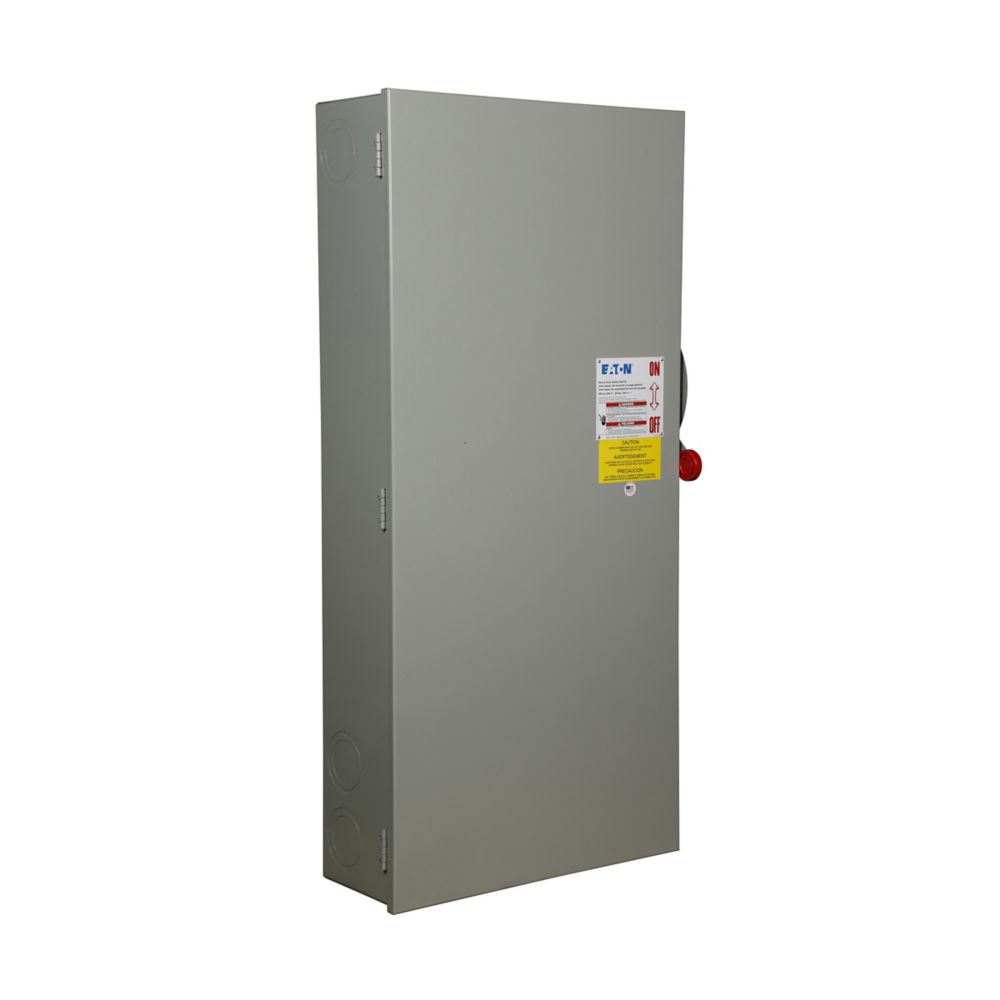 Eaton DH366NGK 600A 3-Pole Heavy Duty Fused Safety Switch with Neutral NEMA 1 Enclosure