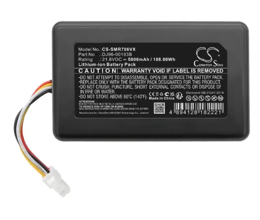 DJ96-00193B Vacuum Battery For Samsung PowerBot R7040 R7065 R7070