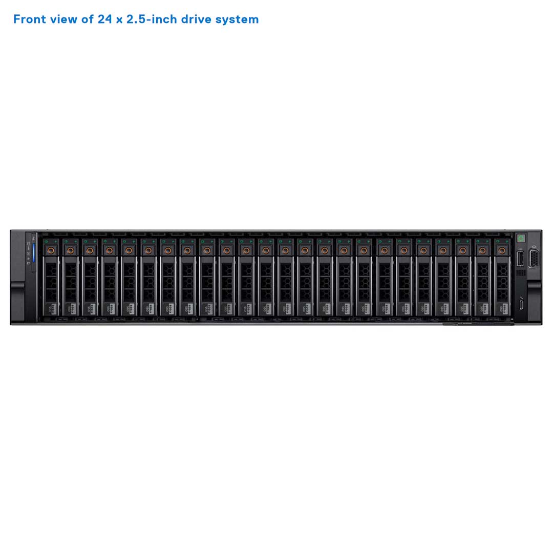 24x NVMe SSD Rack Chassis | Dell PowerEdge R7615