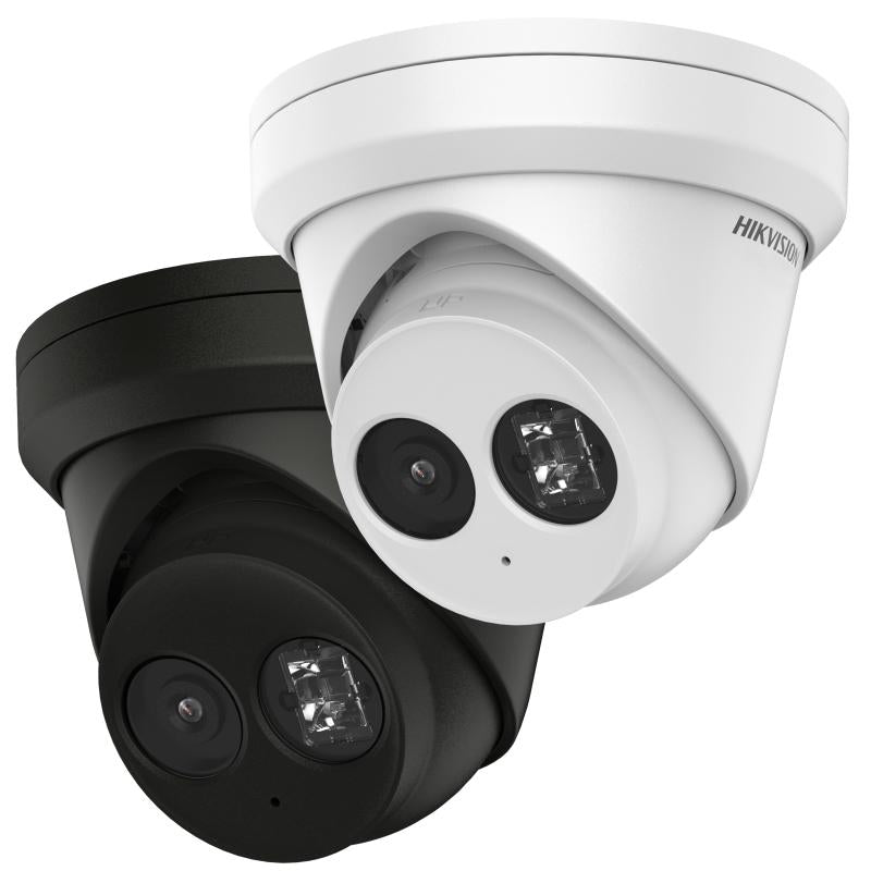 Hikvision DS-2CD2383G2-IU 2.8mm BLACK 8MP AcuSense Fixed Turret Network Camera
