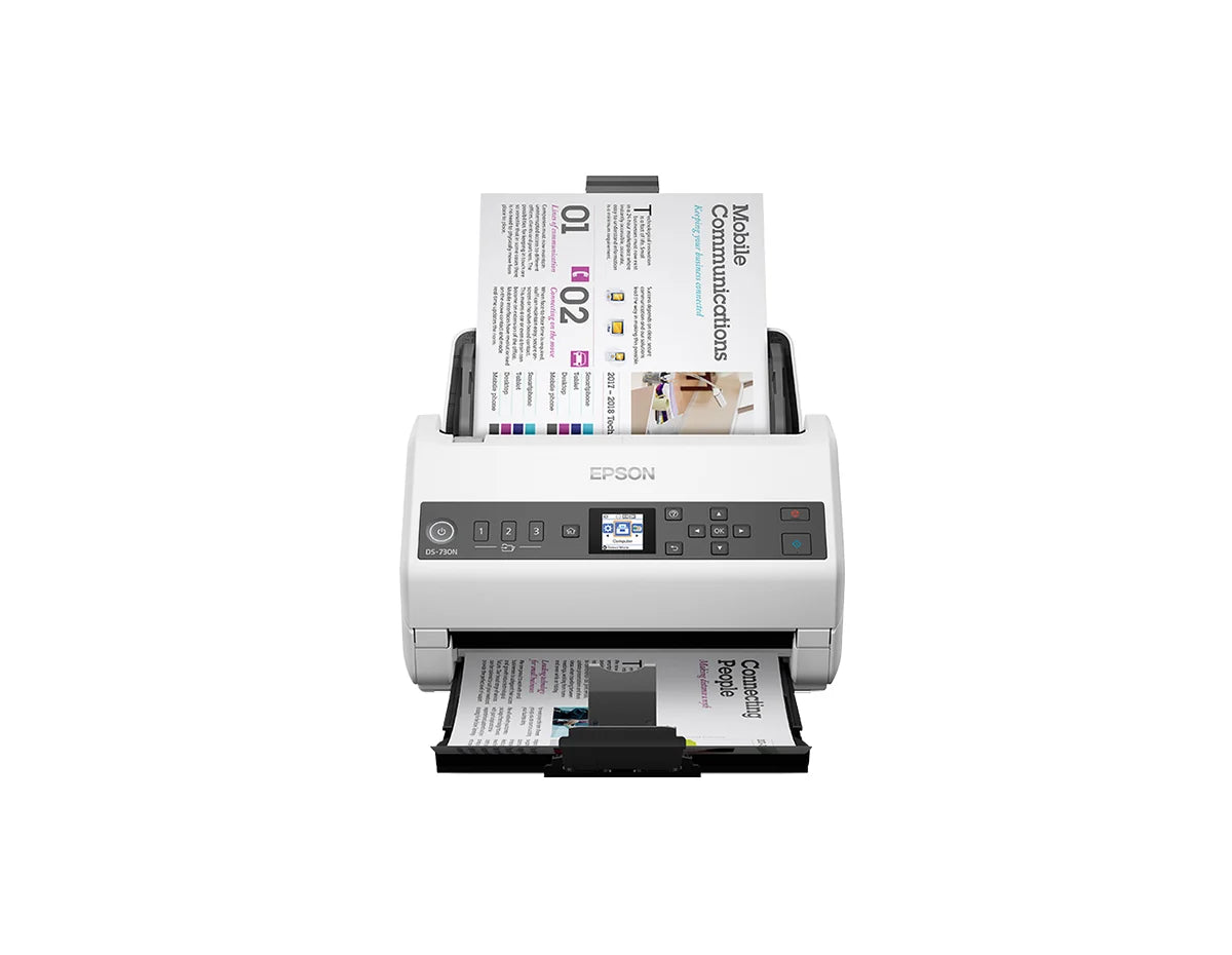 Epson WorkForce DS-730N Color Document Scanner