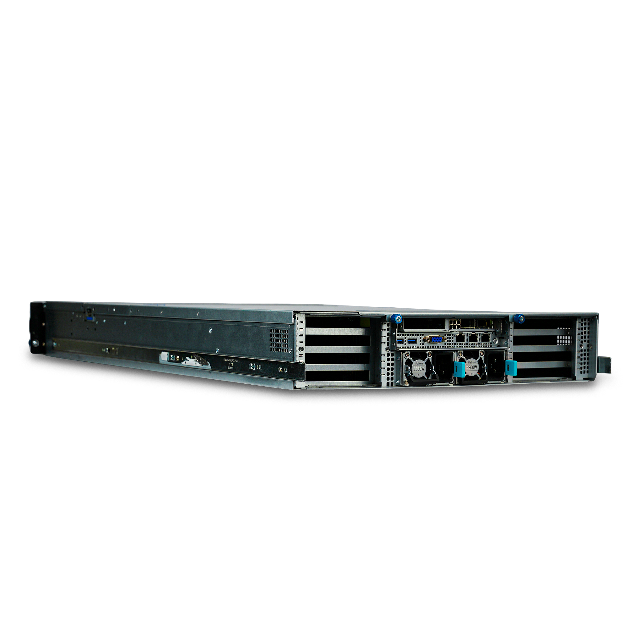 ASUS ESC4000A-E10 2U GPU Server AMD EPYC 7742 64-Core 8x DDR4 DIMM 8x SATA/SAS/NVMe Hot-Swap Bay 4x GPU Slots 2x2200W ConnectX-5 Refurbished