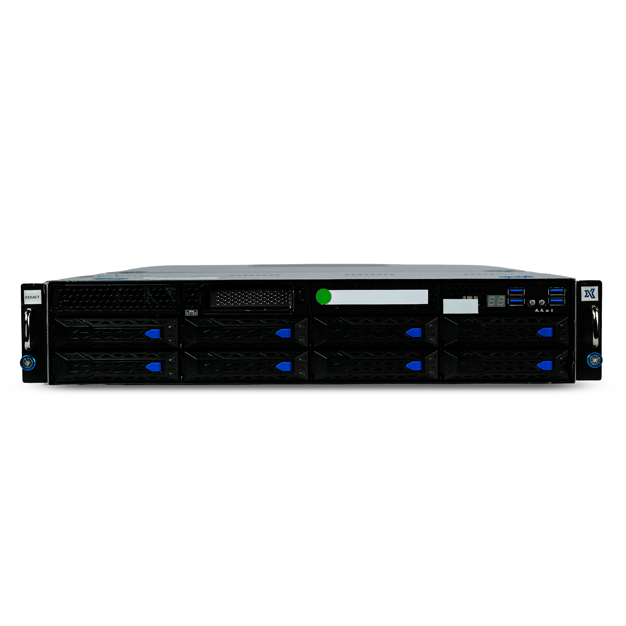 ASUS ESC4000A-E10 2U GPU Server AMD EPYC 7702P 64-Core 8x DDR4 DIMM 8x SATA/SAS/NVMe Hot-Swap Bay 4x GPU Slots 2x2200W Refurbished