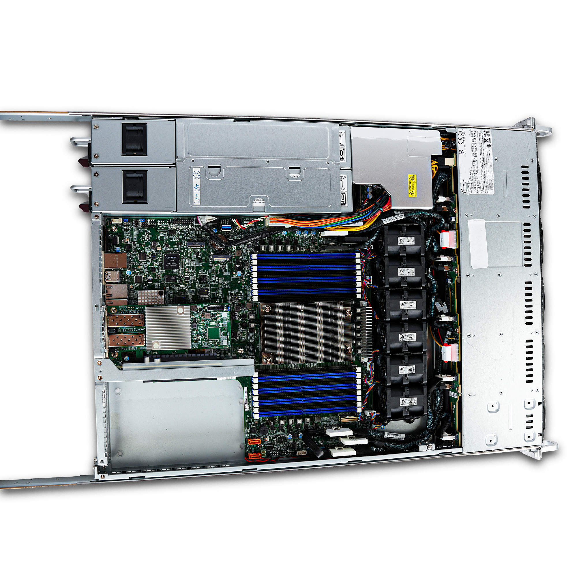 Supermicro AS-1114S-WN10RT 1U Server AMD EPYC 7742 64-Core 16x DDR4 DIMM 10x Front 2.5" Bay 2x750W Refurbished