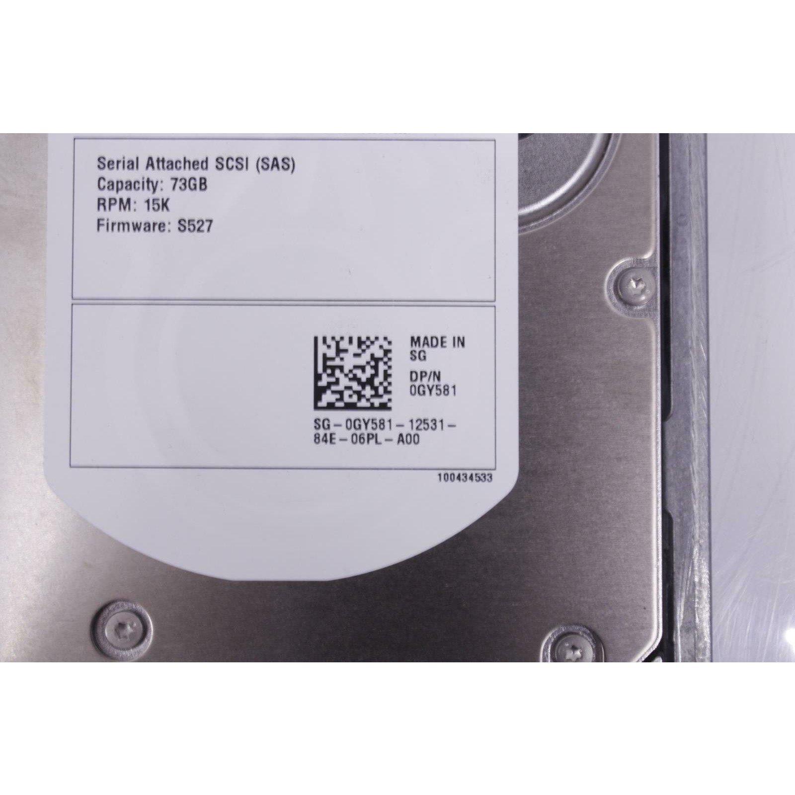 Dell 0GY581 GY581 Seagate ST373455SS 9Z3066-054 Cheetah 73.4GB 15.5K 102646335383-FoxTI