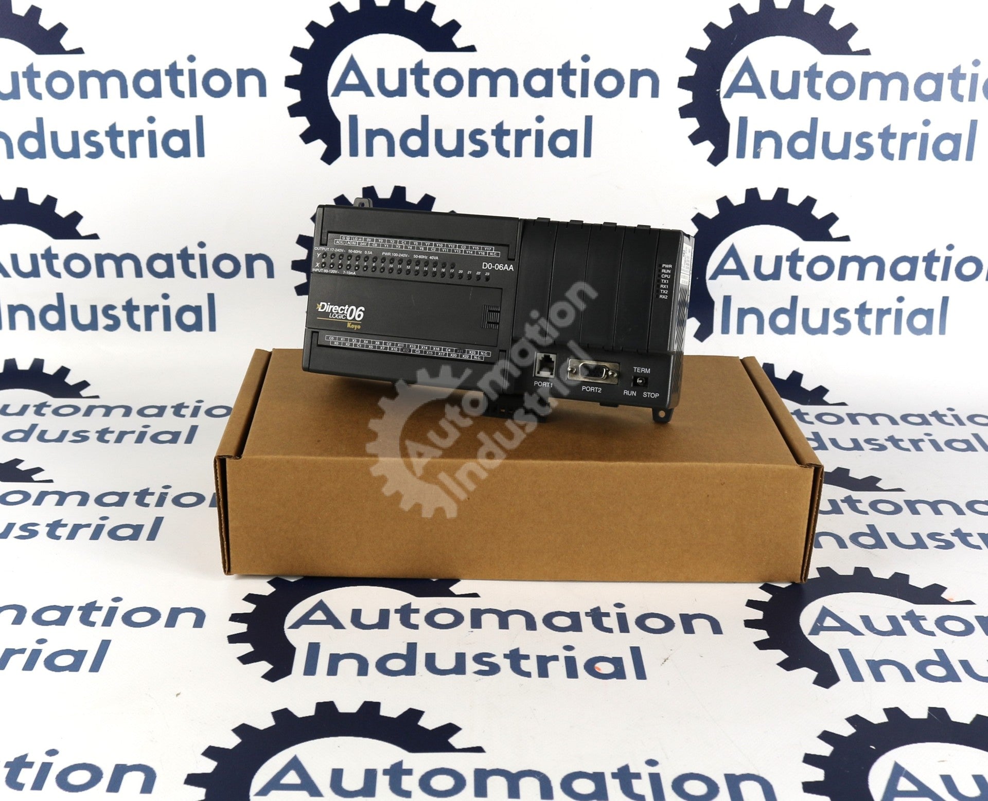D0-06DD2 by Automation Direct 120-240VAC PLC 20 DC Input 16 Point Output PLC