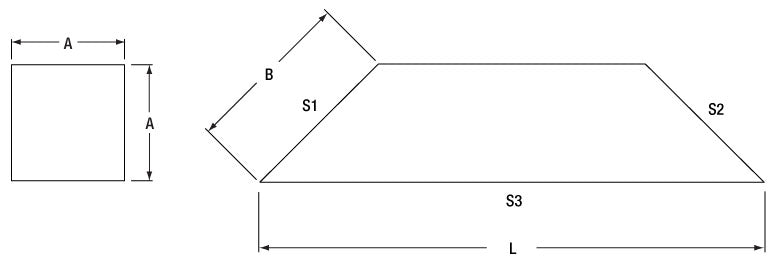 T-PS993 - Dove Prism, A = 30 mm, N-BK7, Uncoated