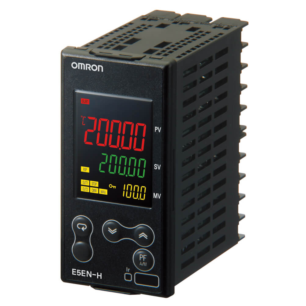 E5EN-HAA2HBM-500 | Omron E5EN-H Digital Temperature Controller, 100–240VAC