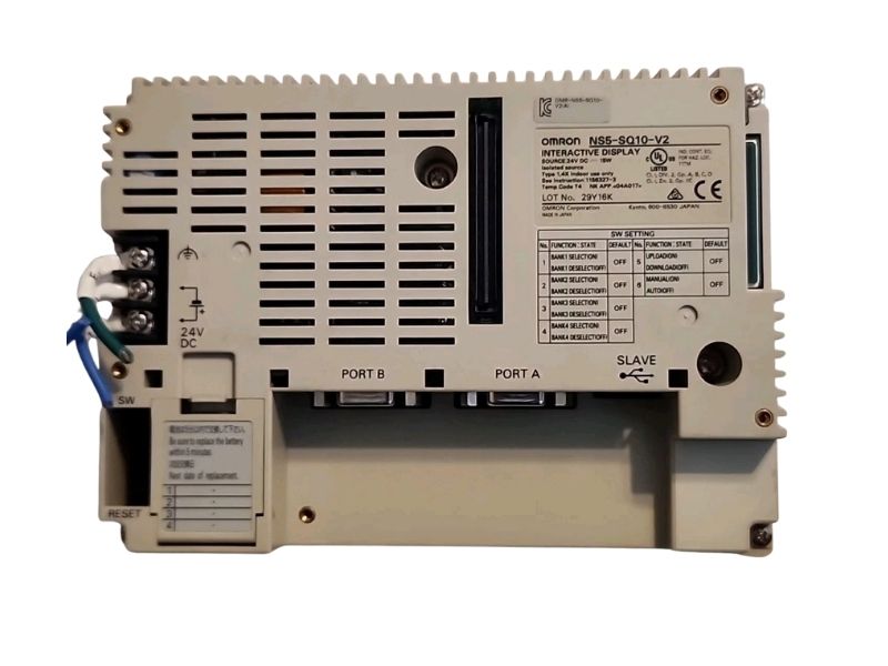 NS5-SQ10-V2 | Omron NS Series 5.7" TFT Touchscreen HMI Operator Interface
