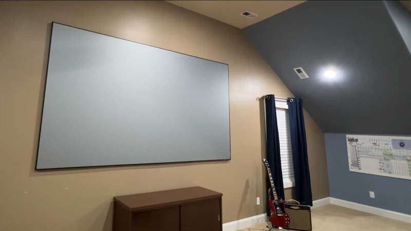 Elite Screens Aeon CineGrey 4D AT Series, 125-inch Diag., 16:9 Fixed Frame Screen