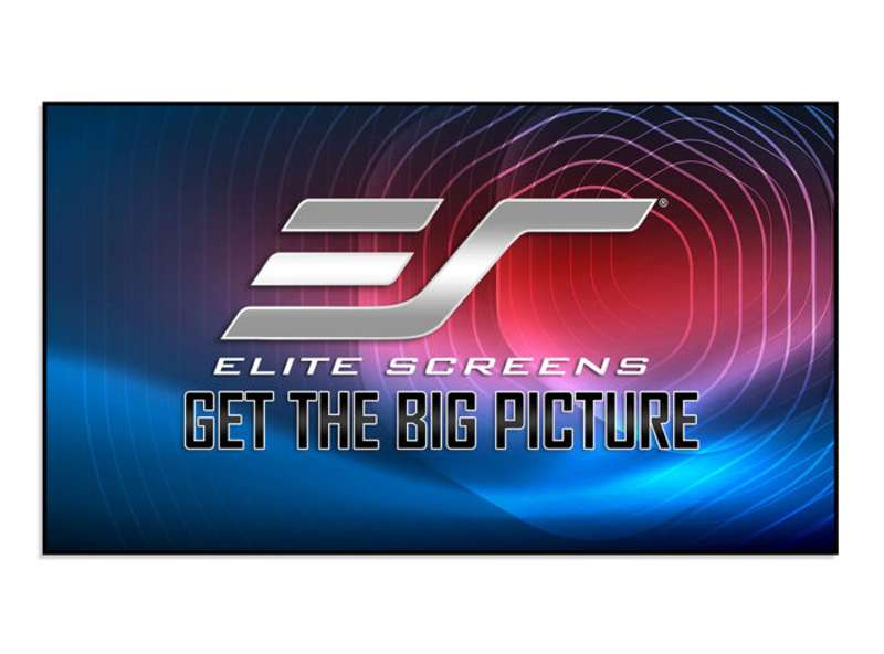 Elite Screens Aeon CineWhite A8K Series, 150-inch Diag., 16:9 Fixed Frame Screen