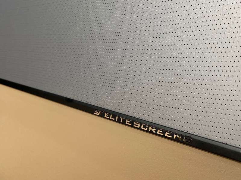 Elite Screens Aeon CineGrey 4D AT Series, 150-inch Diag., 16:9 Fixed Frame Screen