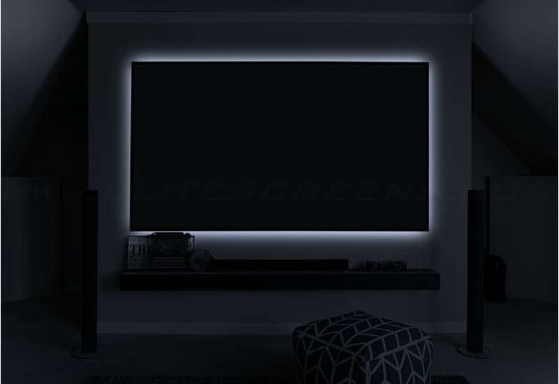 Elite Screens Aeon Series, 165-inch Diag., 16:9 Fixed Frame Screen, CineWhite UHD-B Material