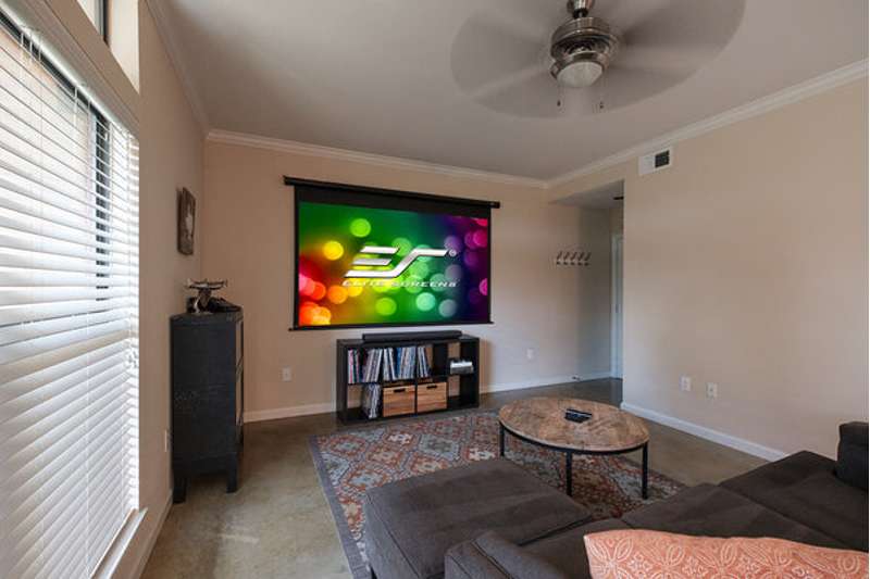 Elite Screens Spectrum Series 84 Inch Diagonal Electric Screen