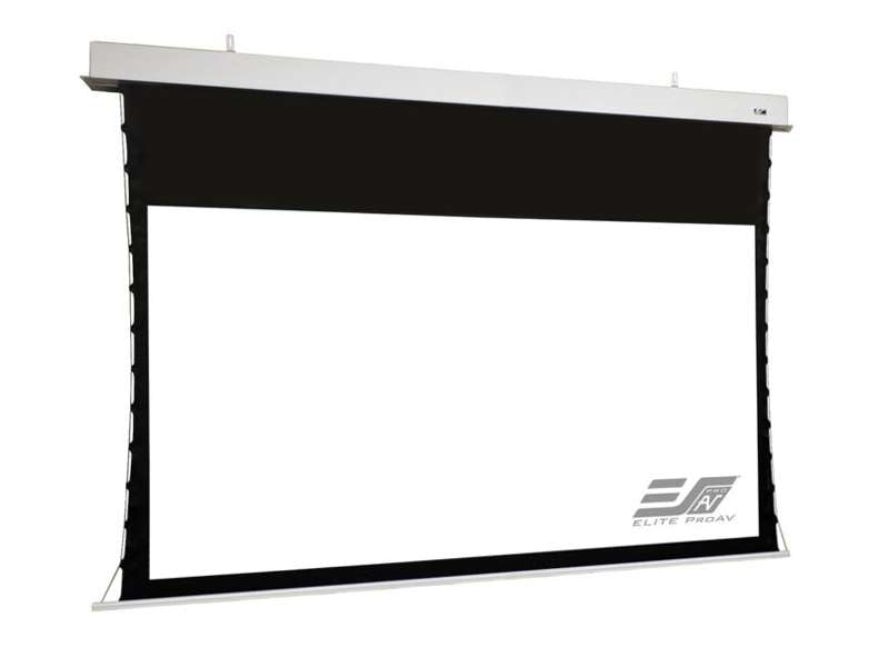 Elite Screens Evanesce Tab-Tension Series, 135-inch Diag. 16:9 Electric Screen, CineWhite UHD Material