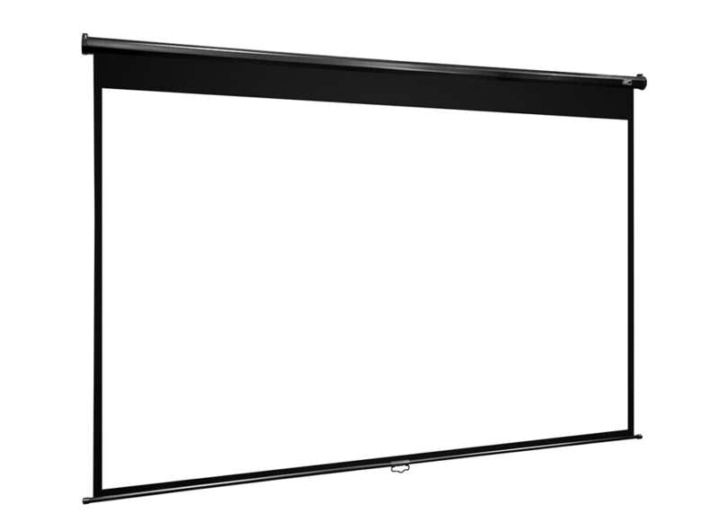 Elite Screens Manual Series, 84-inch Diag., 16:9 Manual Screen, MaxWhite2 Material
