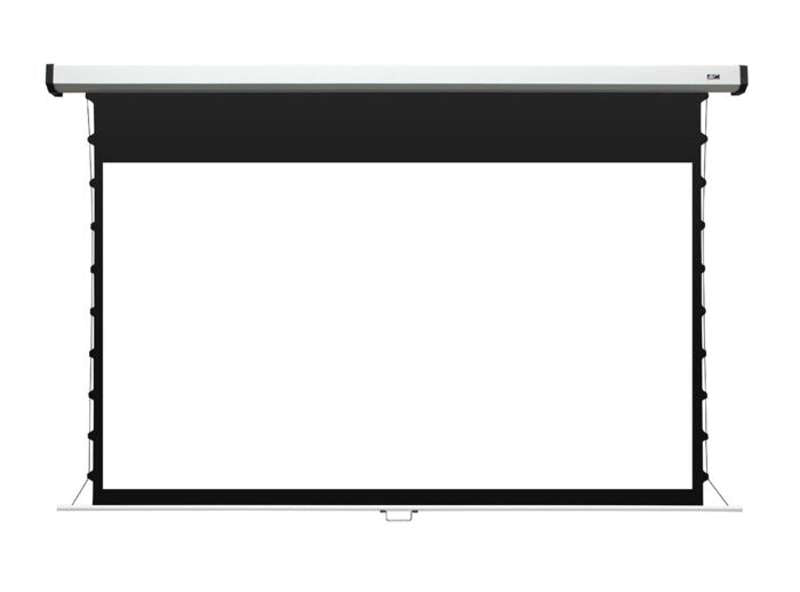 Elite Screens Manual Tab-Tension 2 Series, 125-inch Diag., 16:9 Manual Screen, CineWhite UHD-B Material