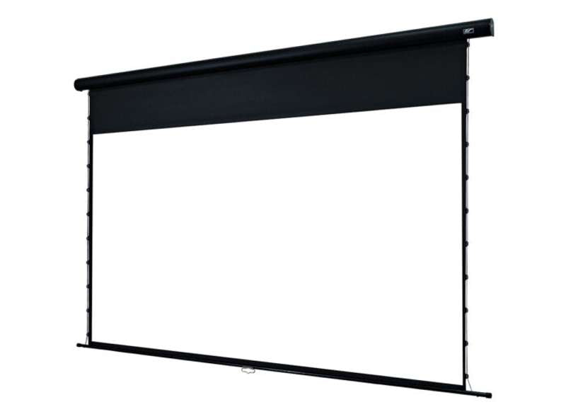 Elite Screens Yard Master Manual Tension Series, 125-inch Diag., 16:9 Manual Screen, CineWhite Material