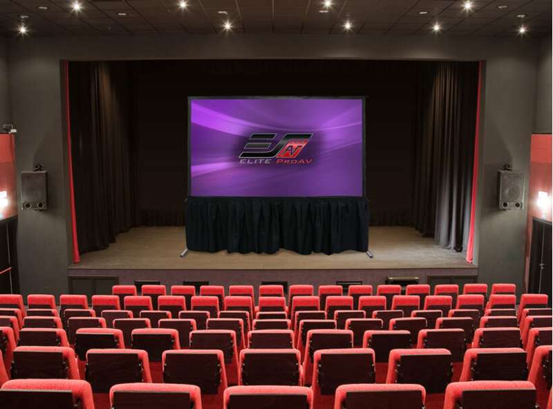 Elite Screens Yard Master Pro 2 Series, 180-inch Diag. 16:9 Portable Screen, CineWhite/WraithVeil Material