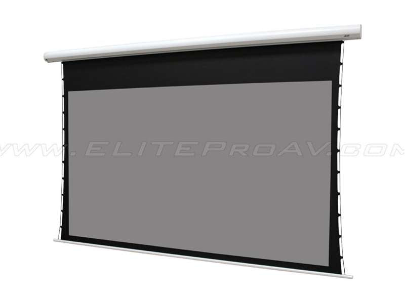 Elite Screens Saker Tab-Tension CineGrey 5D Series, 100-inch Diag. 16:9 Electric Screen, CineGrey 5D Material