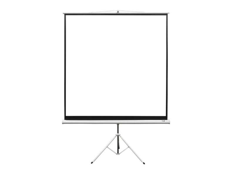 Elite Screens Tripod Series, 113-inch Diag., 1:1 Portable Screen, MaxWhite2 Material