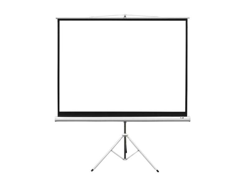 Elite Screens Tripod Series, 136-inch Diag., 1:1 Portable Screen, MaxWhite2 Material