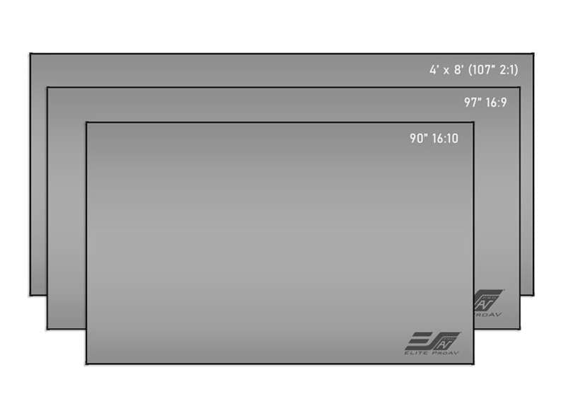 Elite Screens WhiteBoardScreen TE CLR 2 Series, 97-inch Diag. 16:9 WhiteBoard Screen, Ceiling Light Rejecting (CLR)2 Material
