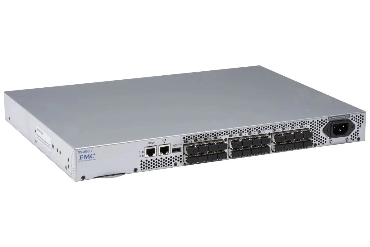 EMC DS-300B 24/24 ACTIVE PORTS BROCADE SILKWORM 300 8GB/S SAN SWITCH CONNECTRIX 12302377919