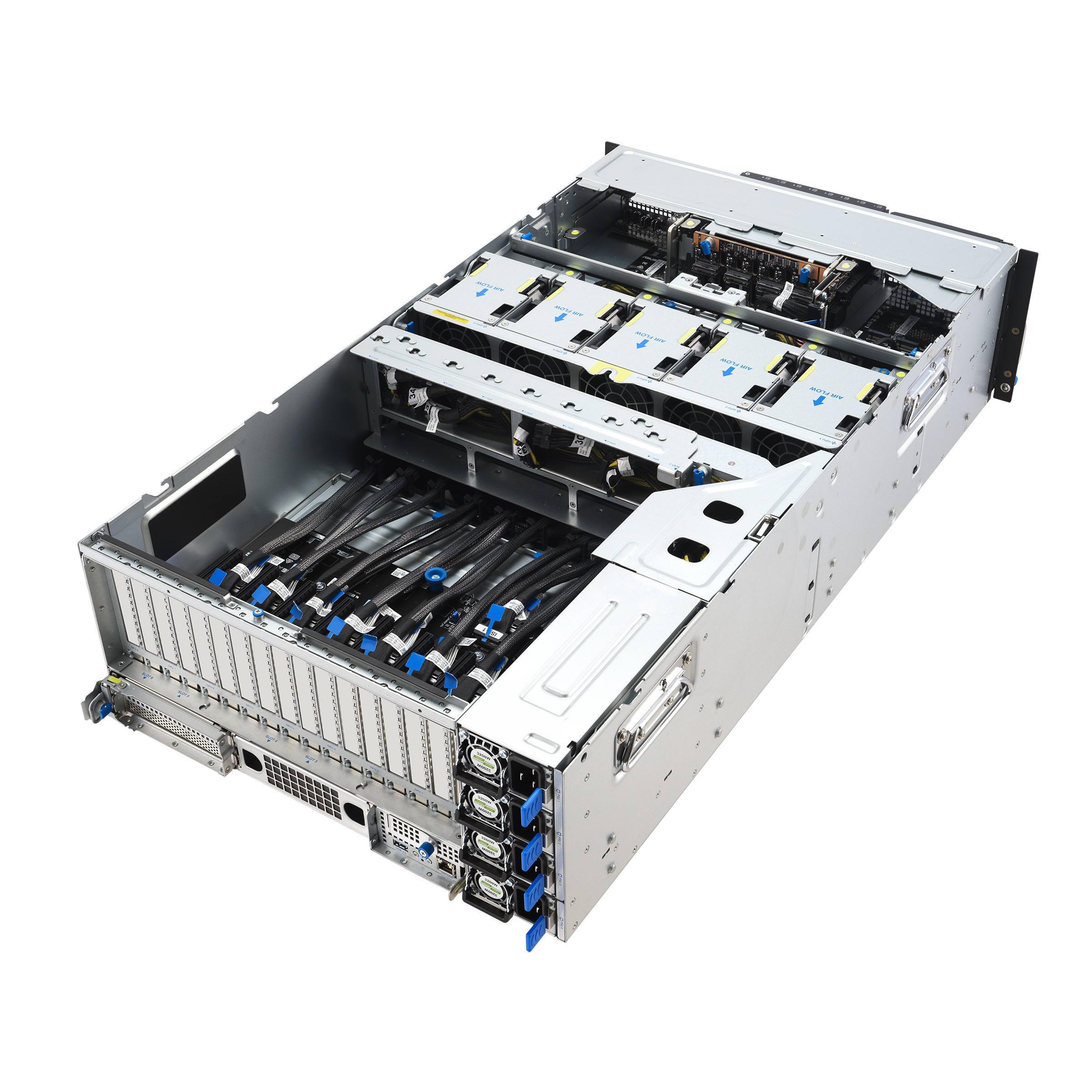 ASUS ESC8000-E12-32W 4U Dual Intel Xeon 128-Core 8×GPU NVMe PCIe Gen5 GPU Server