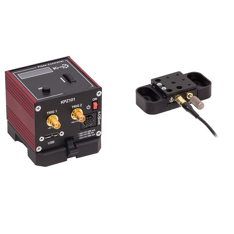 TH-KPZNF15-M - NanoFlex™ 1.5 mm Travel Stage & KPZ101 Piezo Driver, Metric