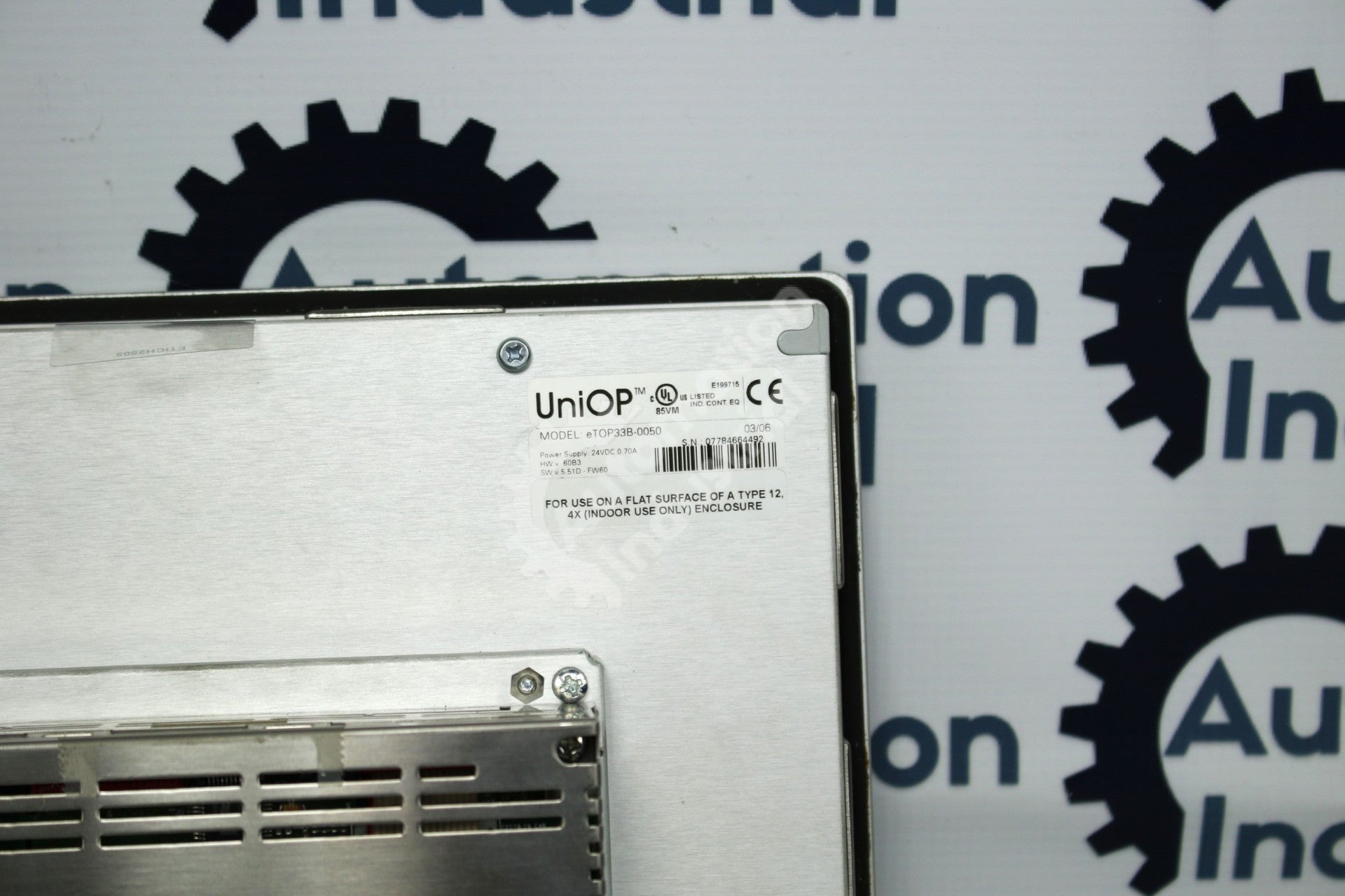 UniOP ETOP33B-0050 15 inch HMI Touchscreen